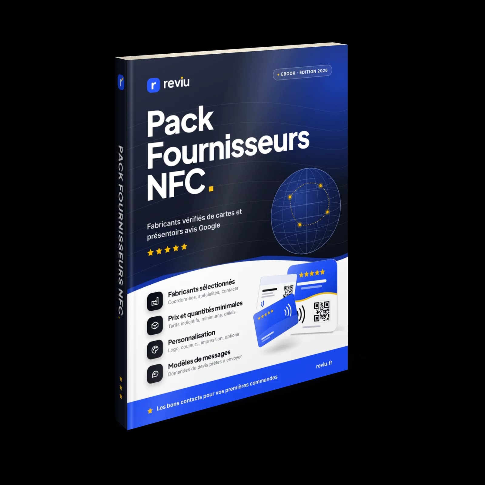 Pack Fournisseurs NFC, couverture en 3D